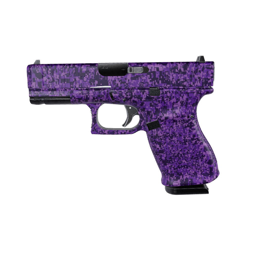 Pistol & Revolver Digital Elite Purple Camo Gun Skin