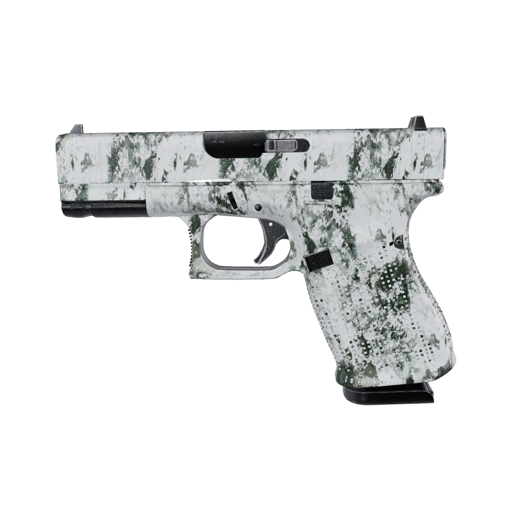 Pistol & Revolver Substrate Snow Spruce Camo Gun Skin