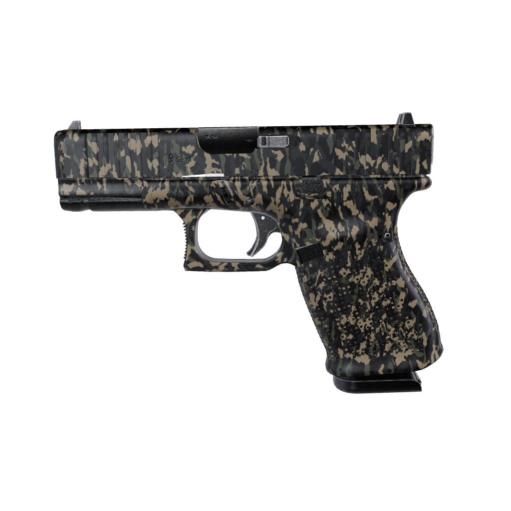 Pistol & Revolver Erratic Militant Charcoal Camo Gun Skin