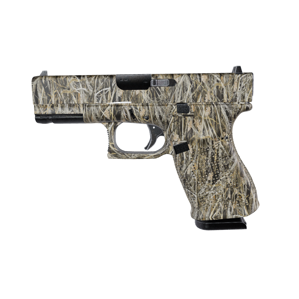 Pistol & Revolver Nature Dry Grassland Camo Gun Skin