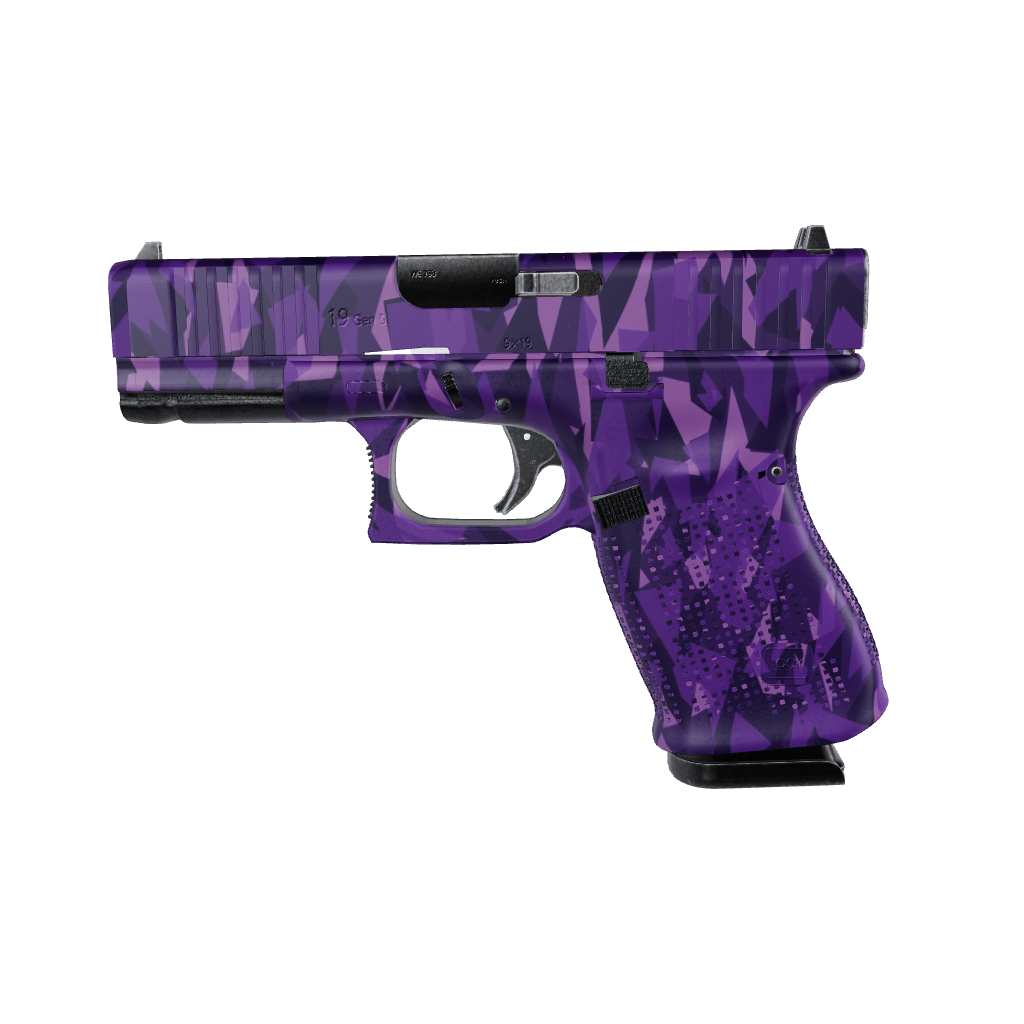 Pistol & Revolver Shattered Elite Purple Camo Gun Skin