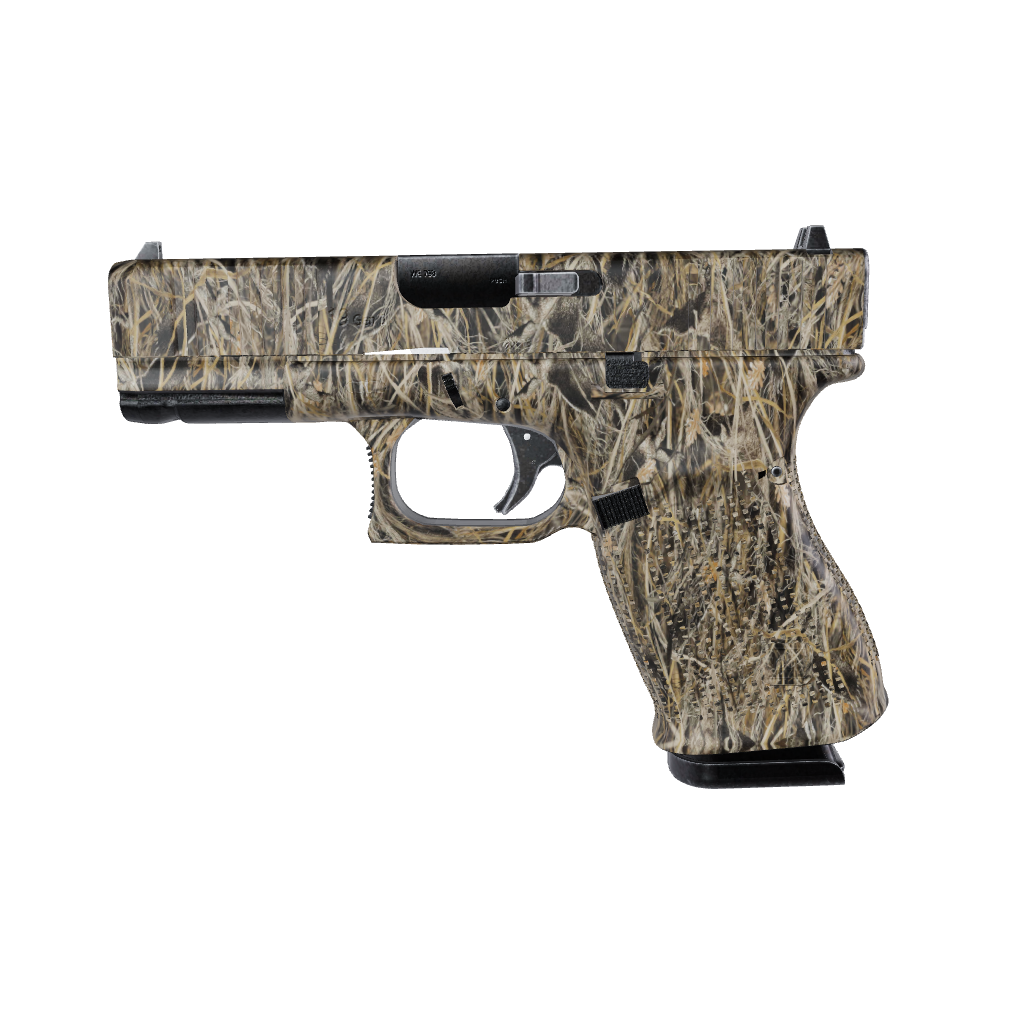 Pistol & Revolver Nature Dry Grassland Duck Camo Gun Skin