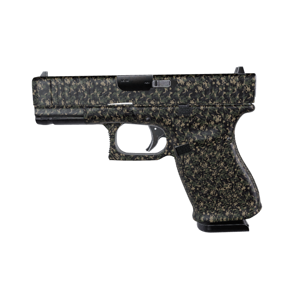 Pistol & Revolver Classic Militant Charcoal Camo Gun Skin