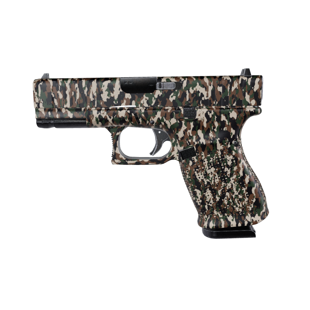 Pistol & Revolver Cumulus Woodland Camo Gun Skin