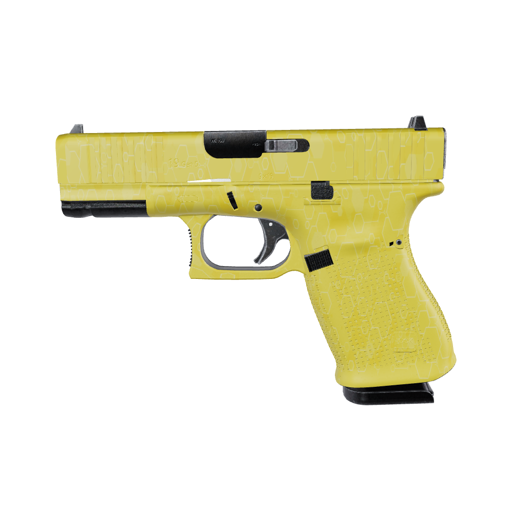 Pistol & Revolver Hex DNA Elite Yellow Gun Skin