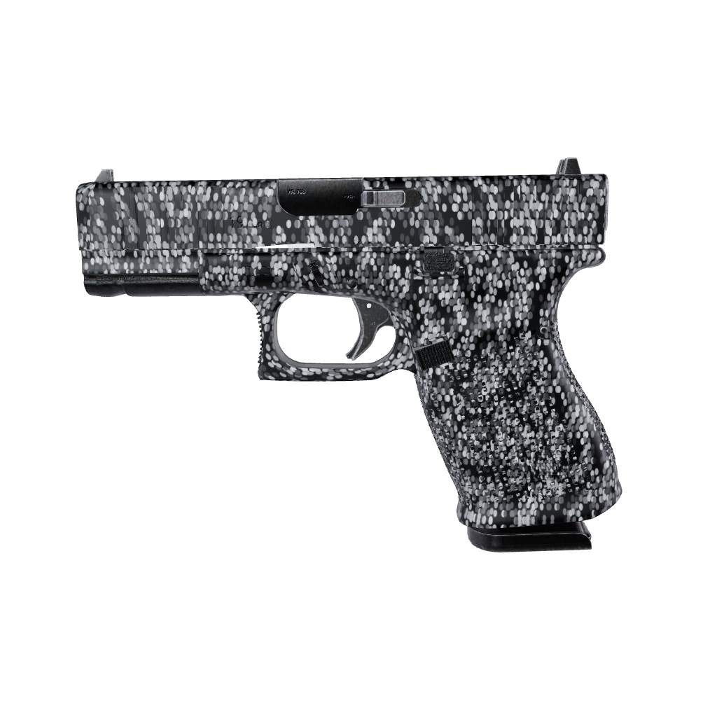 Pistol & Revolver Eclipse Camo Grayscale Gun Skin