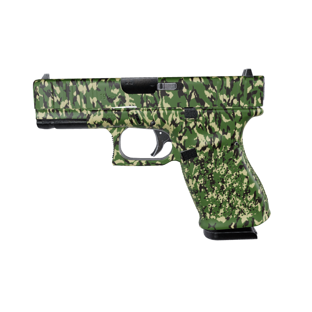 Pistol & Revolver Erratic Jungle Camo Gun Skin