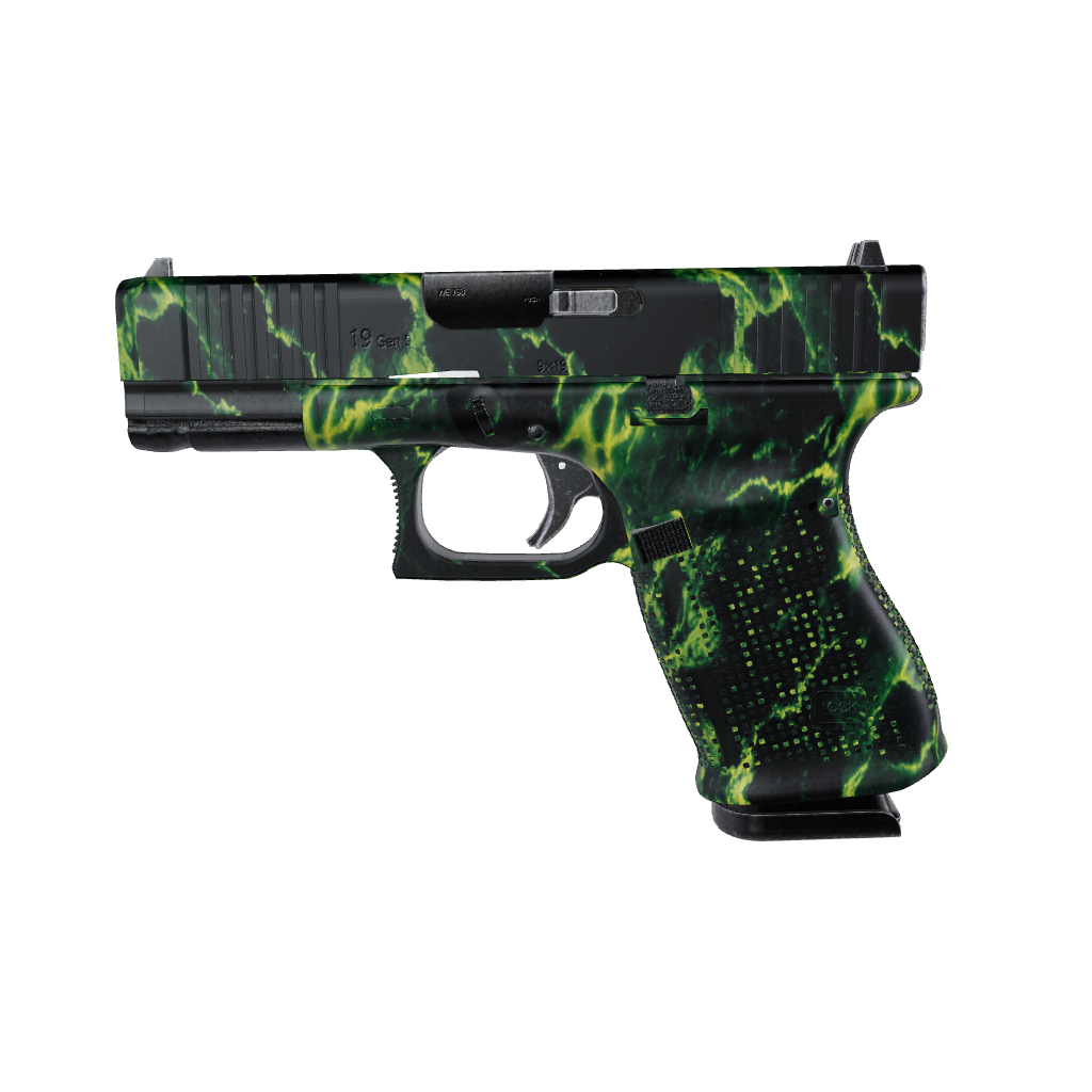 Pistol & Revolver Stone Toxic Waste Marble Gun Skin