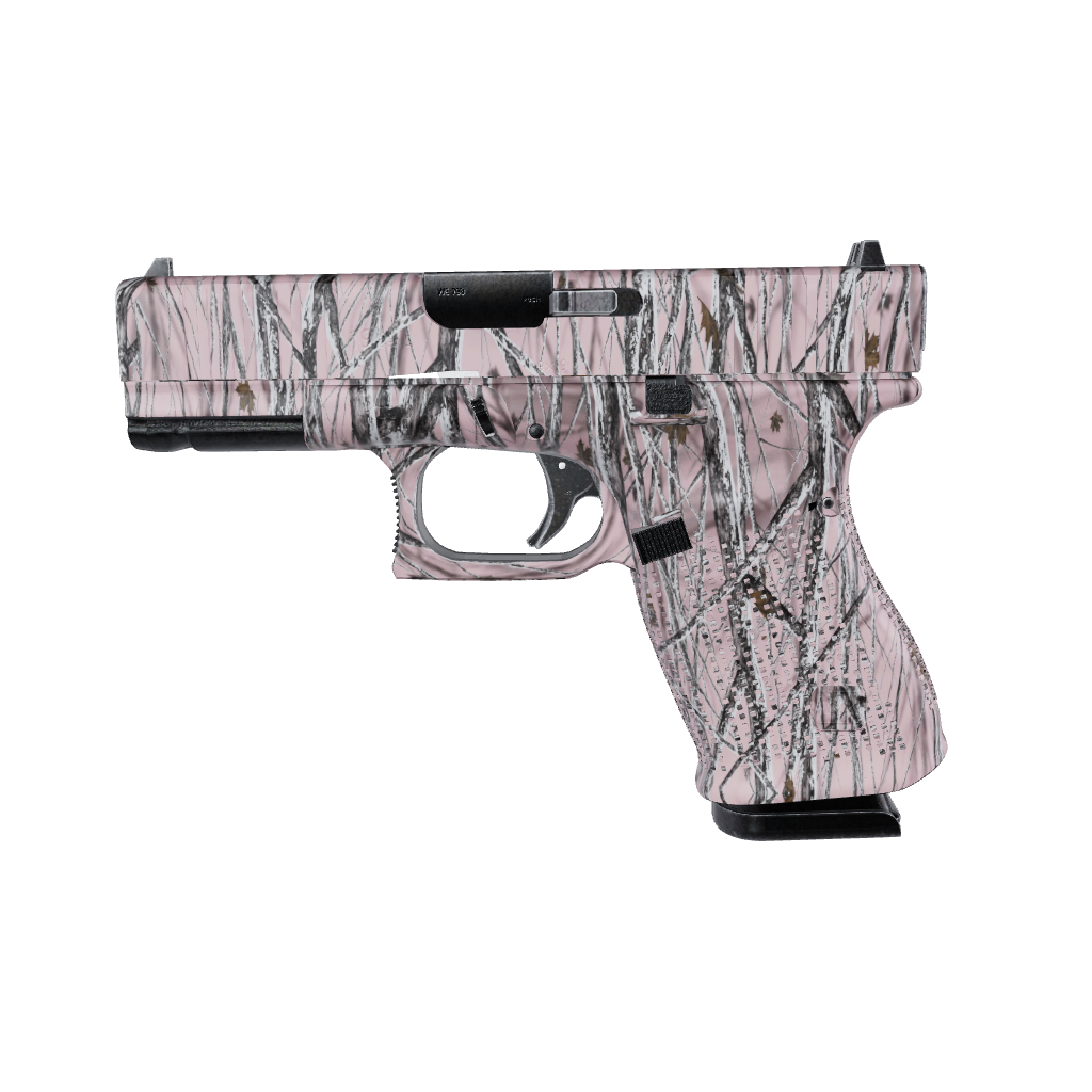 Pistol & Revolver Nature Pink Snowstorm Camo Gun Skin