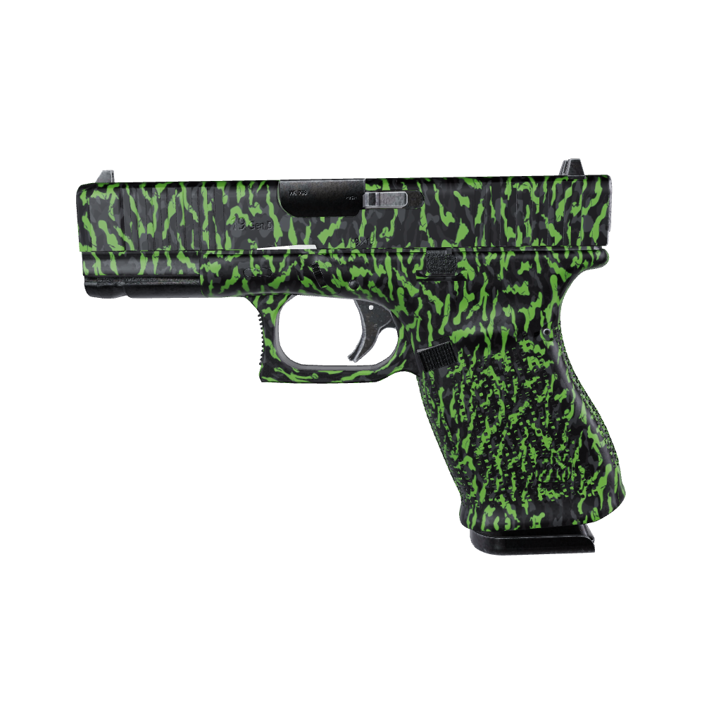 Pistol & Revolver Ragged Metro Green Camo Gun Skin
