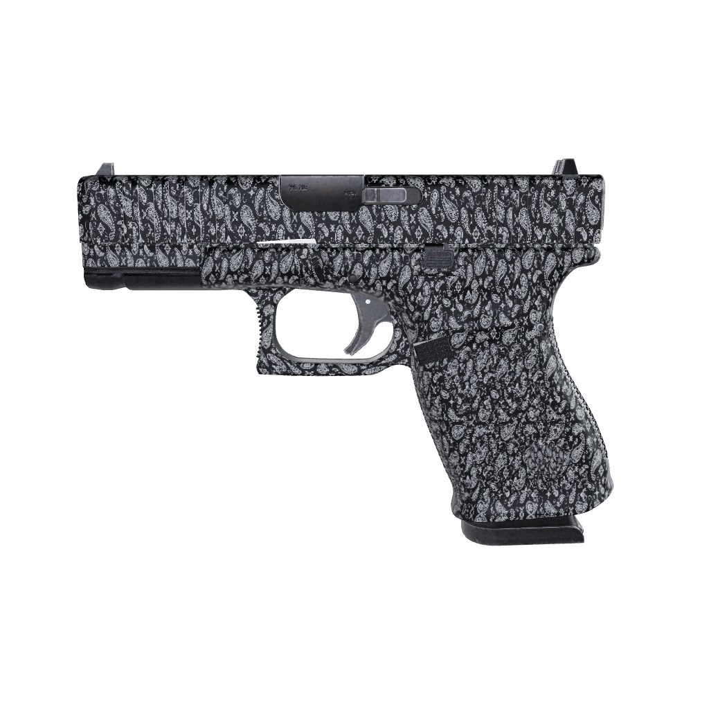 Pistol & Revolver Bandana Black & White Gun Skin