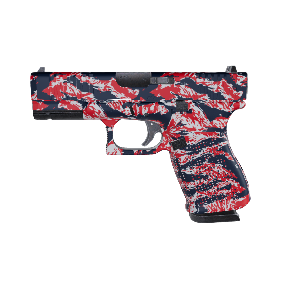 Pistol & Revolver Vietnam Tiger Stripe America Gun Skin