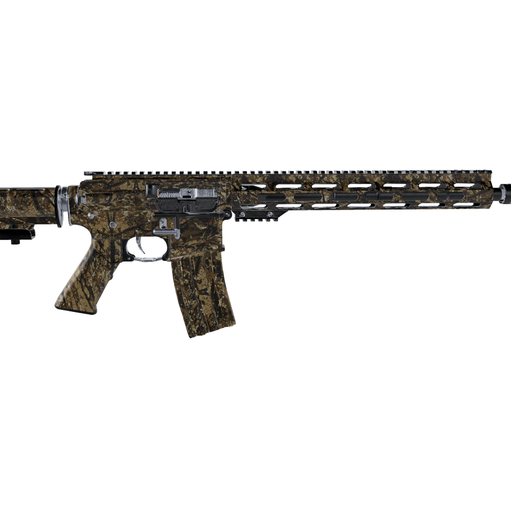 AR 15 RELV Harvester Camo Gun Skin Vinyl Wrap Film