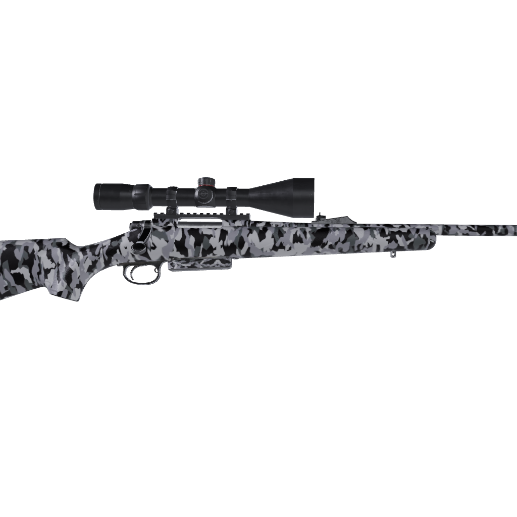 Rifle Erratic Urban Night Camo Gun Skin Vinyl Wrap