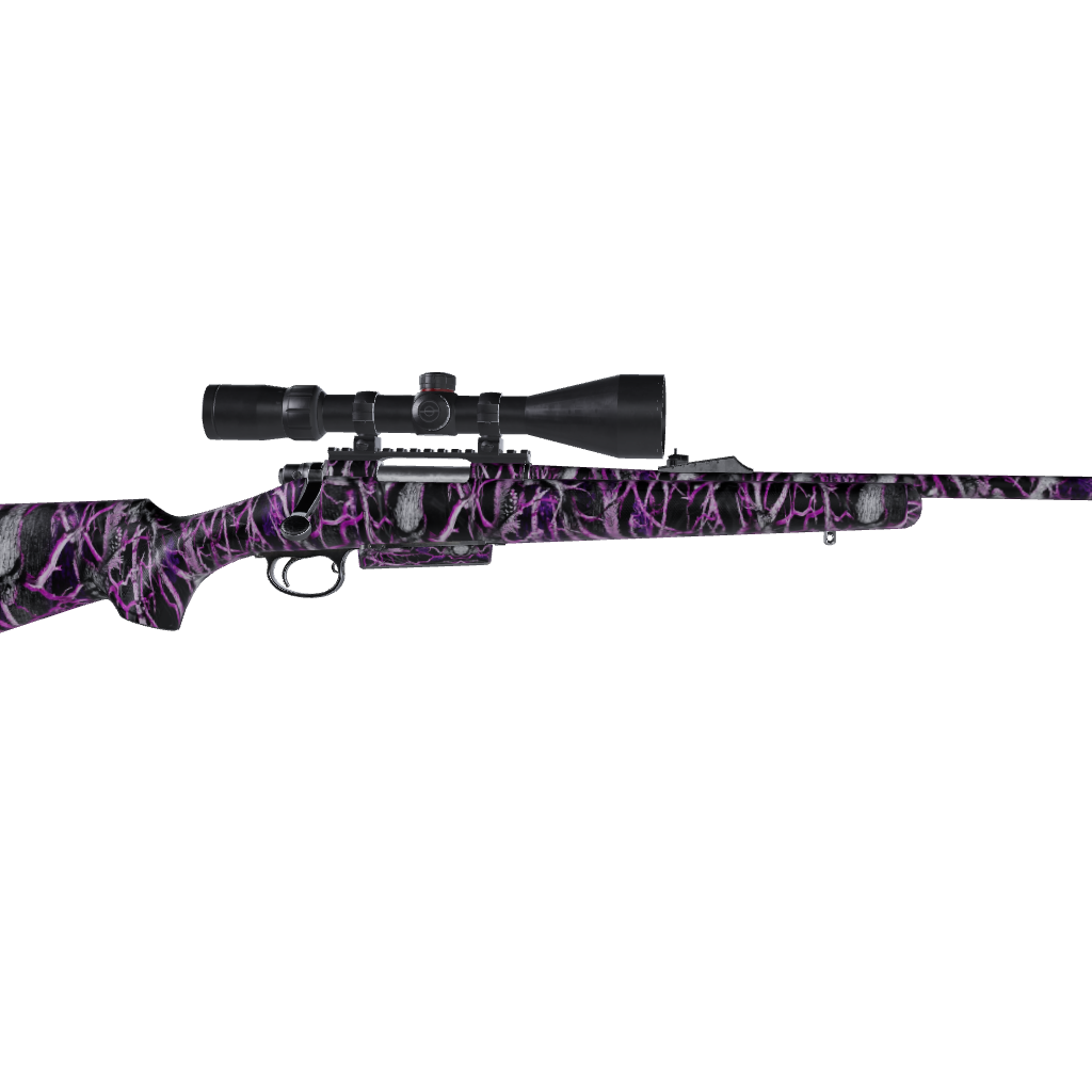 Rifle Nature Pink Voodoo Camo Gun Skin Vinyl Wrap