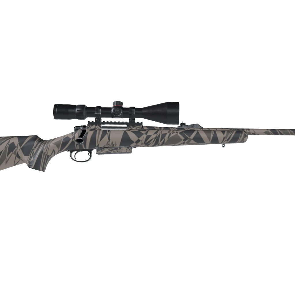 Rifle Sharp Army Camo Gun Skin Vinyl Wrap