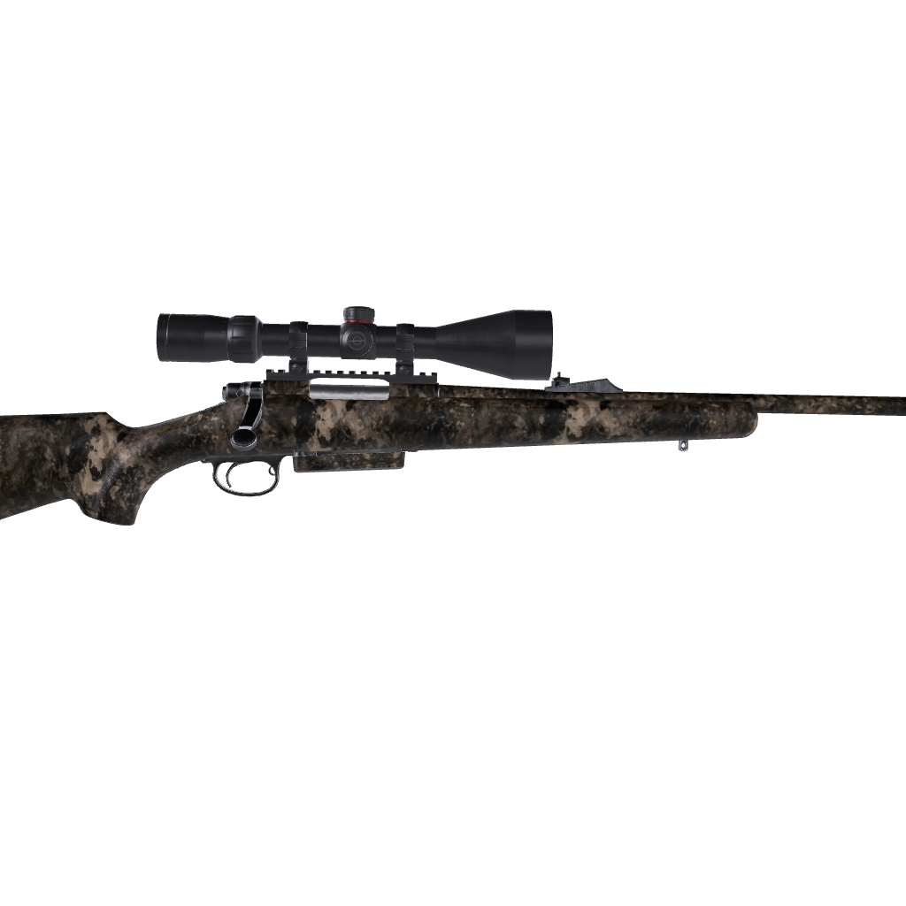 Rifle Substrate Sepia Camo Gun Skin Vinyl Wrap Film