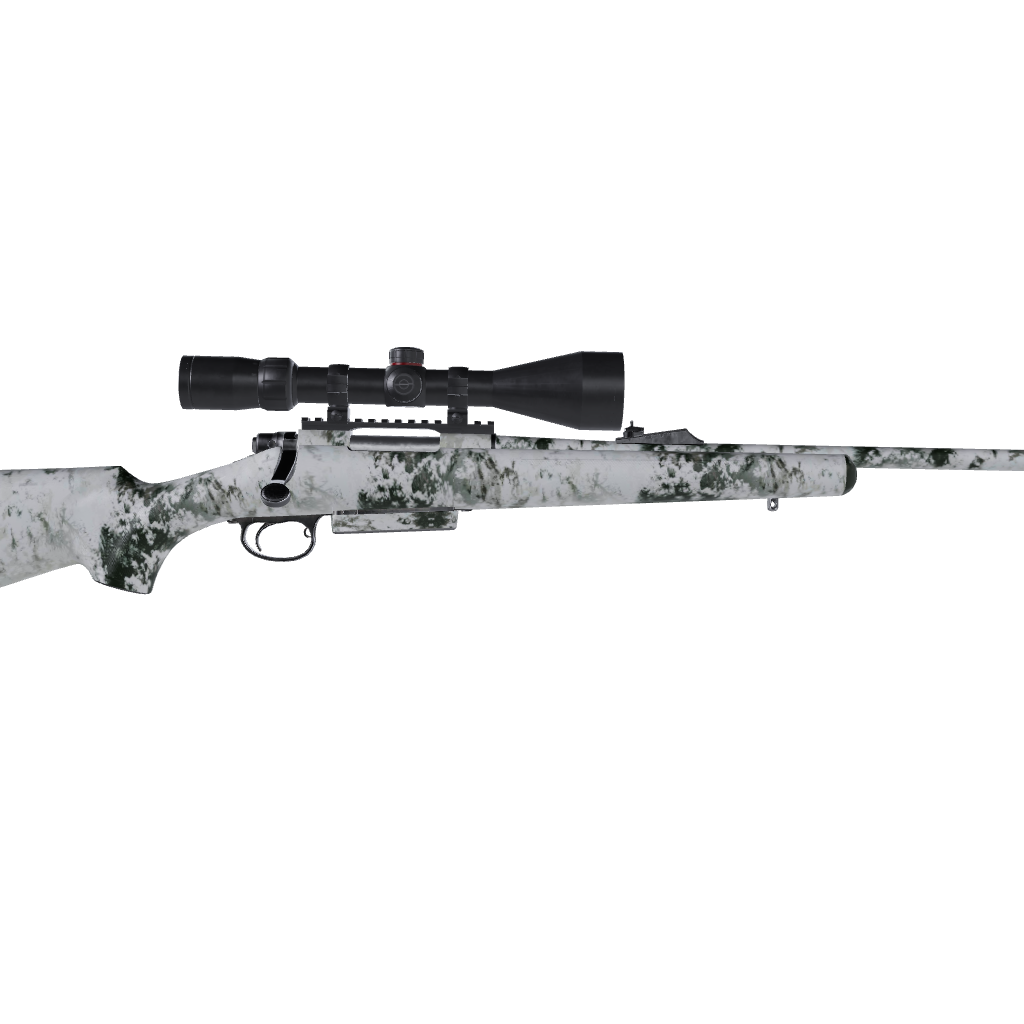 Rifle Substrate Snow Spruce Camo Gun Skin Vinyl Wrap Film