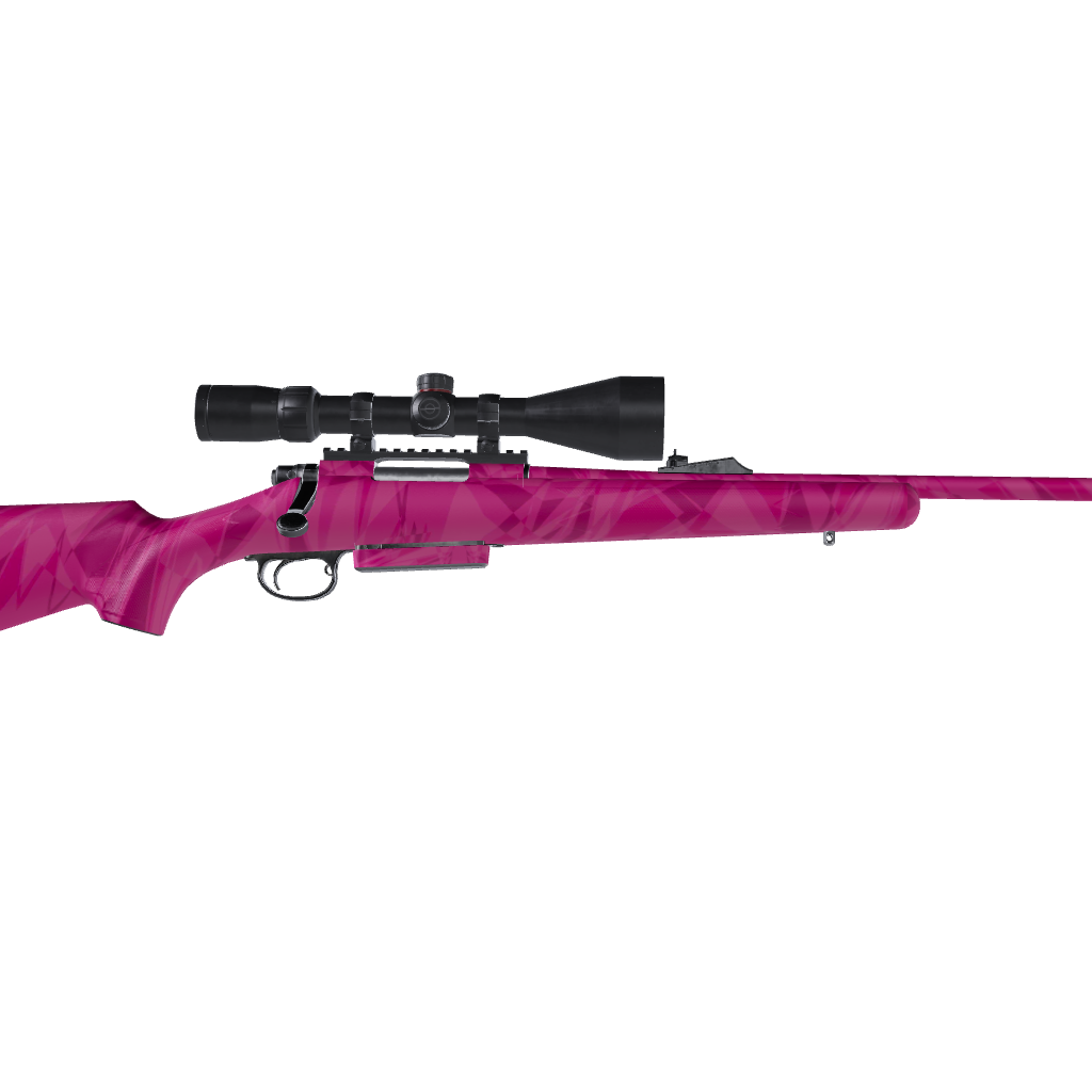 Rifle Sharp Elite Magenta Camo Gun Skin Vinyl Wrap