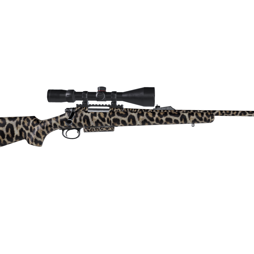 Rifle Animal Print Leopard Gun Skin Vinyl Wrap