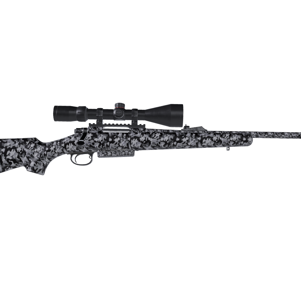 Rifle Classic Urban Night Camo Gun Skin Vinyl Wrap