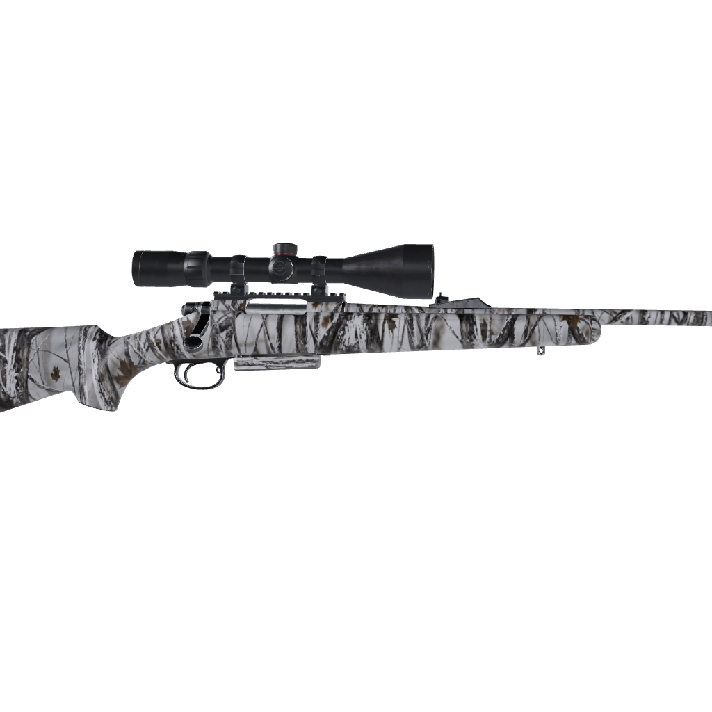 Rifle Nature Snowstorm Camo Gun Skin Vinyl Wrap