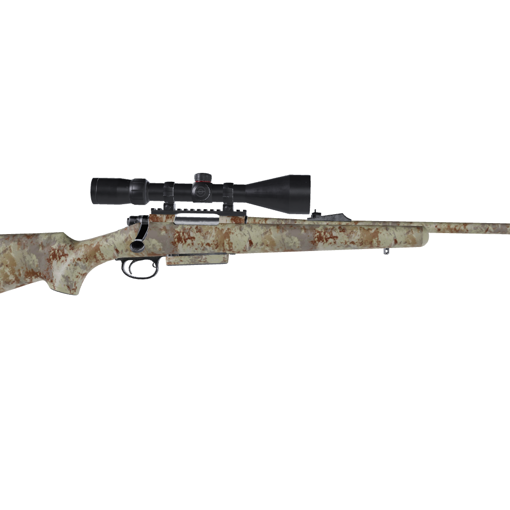 Rifle Substrate Simpson-Desert Camo Gun Skin Vinyl Wrap Film