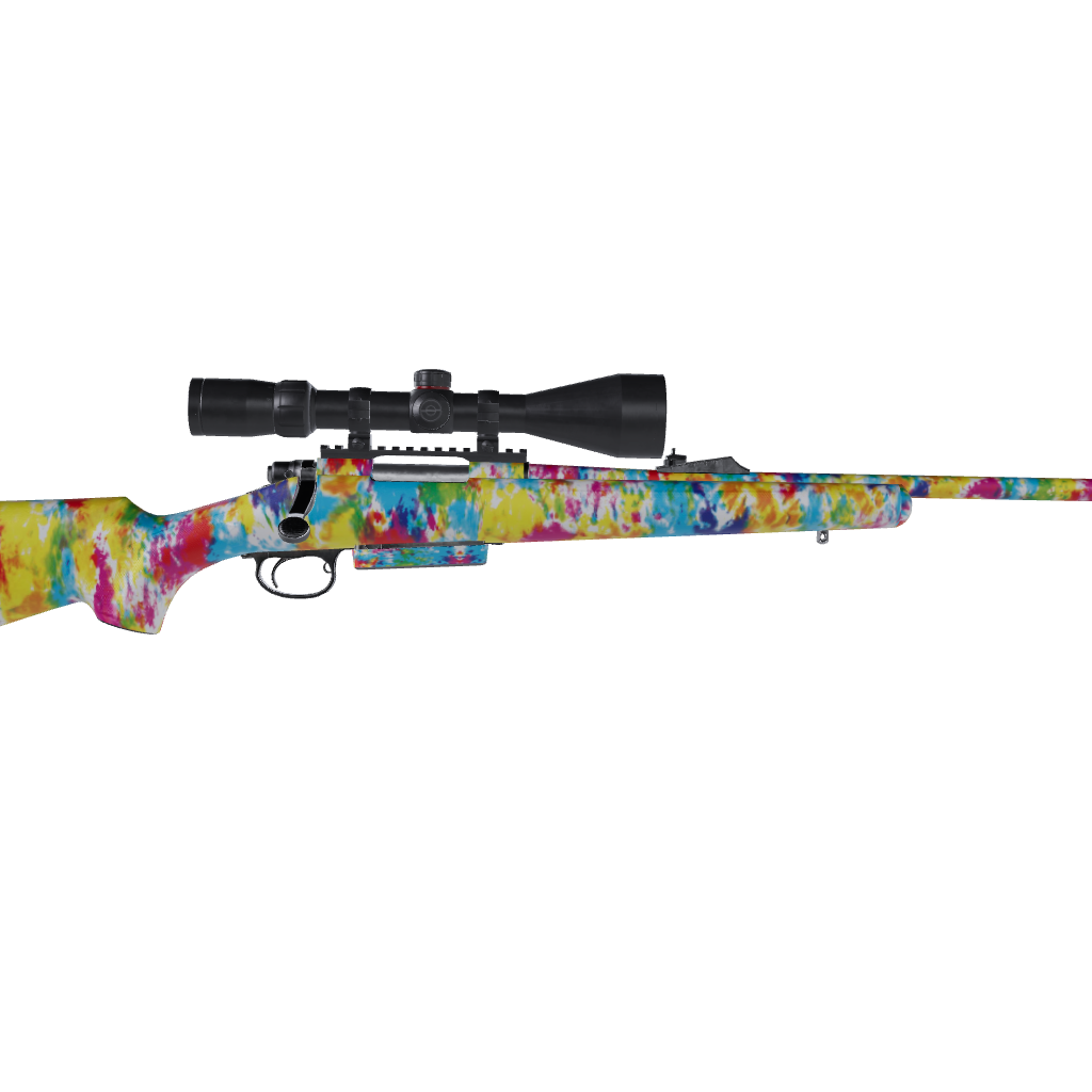 Rifle Tie Dye Classic Gun Skin Vinyl Wrap