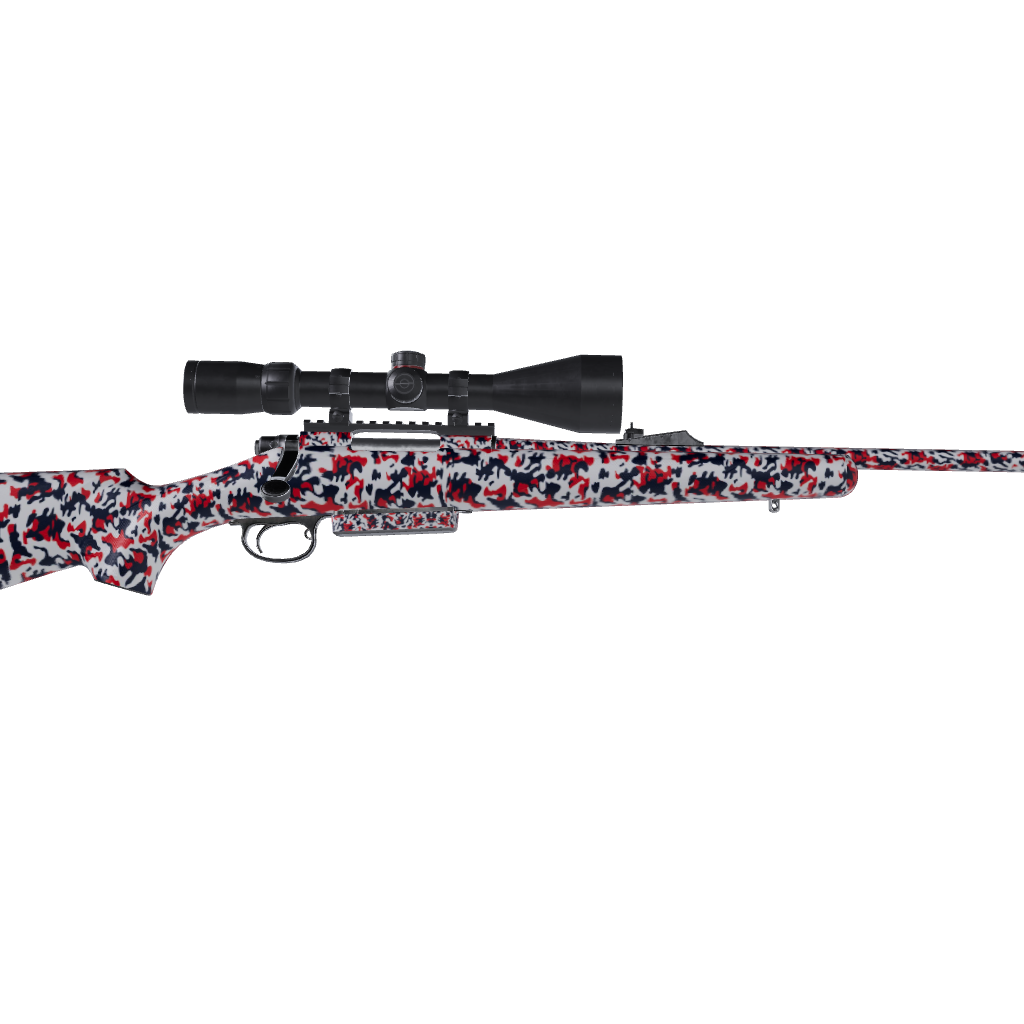 Rifle Classic America Camo Gun Skin Vinyl Wrap