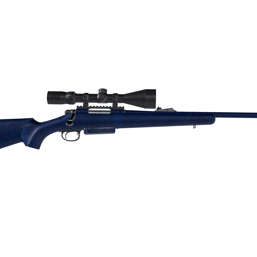 Rifle Hex DNA Elite Blue Gun Skin Vinyl Wrap