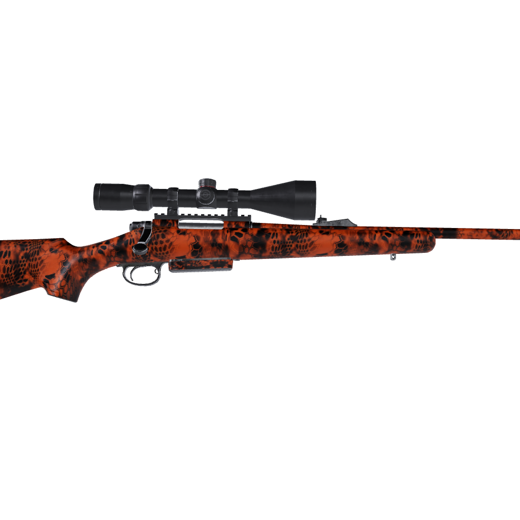 Rifle Kryptek Inferno Camo Gun Skin Vinyl Wrap