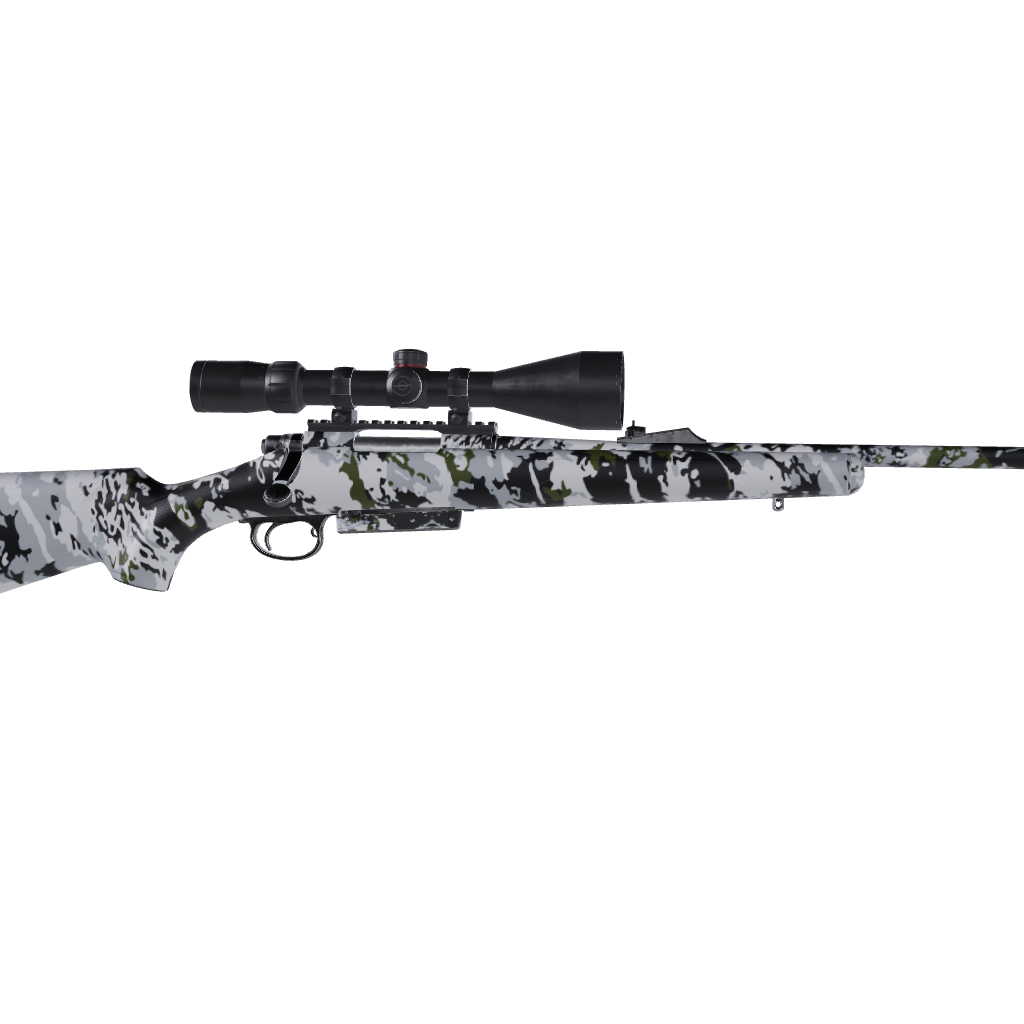 Rifle RELV X3 Timber Wolf Camo Gun Skin Vinyl Wrap Film