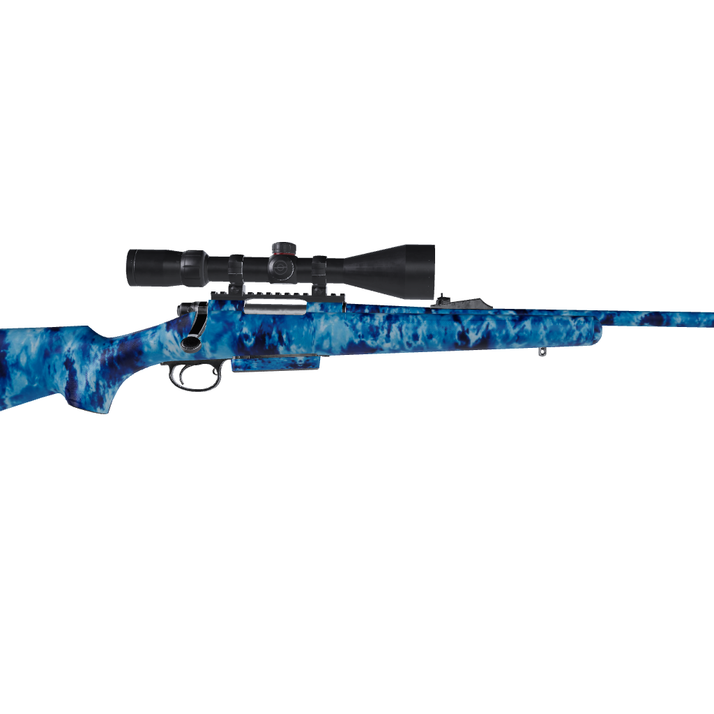 Rifle Tie Dye Ocean Breeze Gun Skin Vinyl Wrap