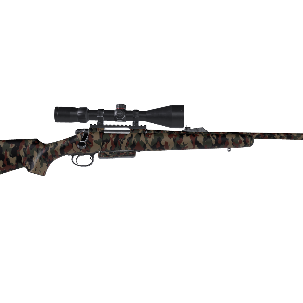 Rifle Cumulus Militant Copper Camo Gun Skin Vinyl Wrap