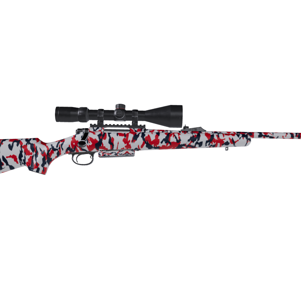 Rifle Erratic America Camo Gun Skin Vinyl Wrap