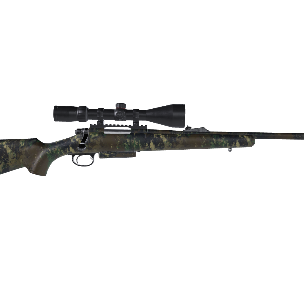 Rifle Substrate Spokane Camo Gun Skin Vinyl Wrap Film