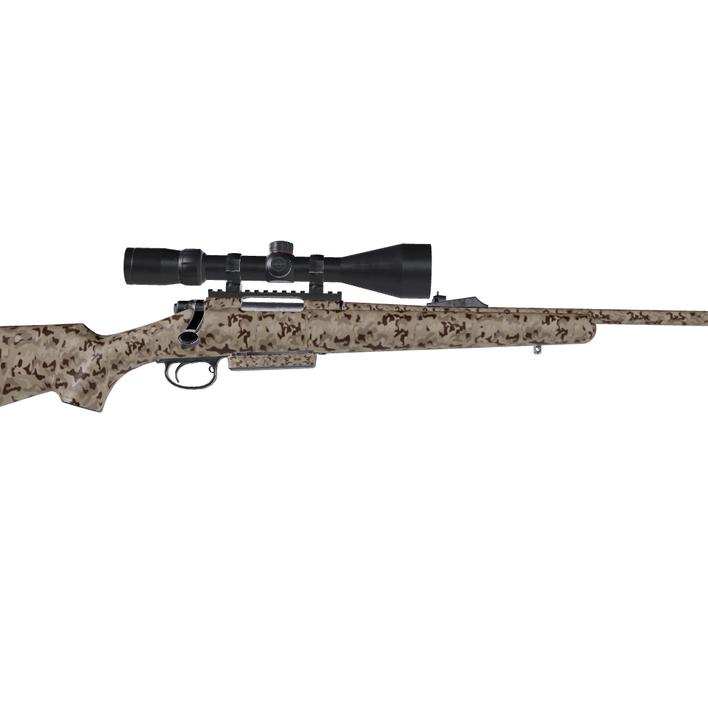 Rifle Classic Desert Camo Gun Skin Vinyl Wrap