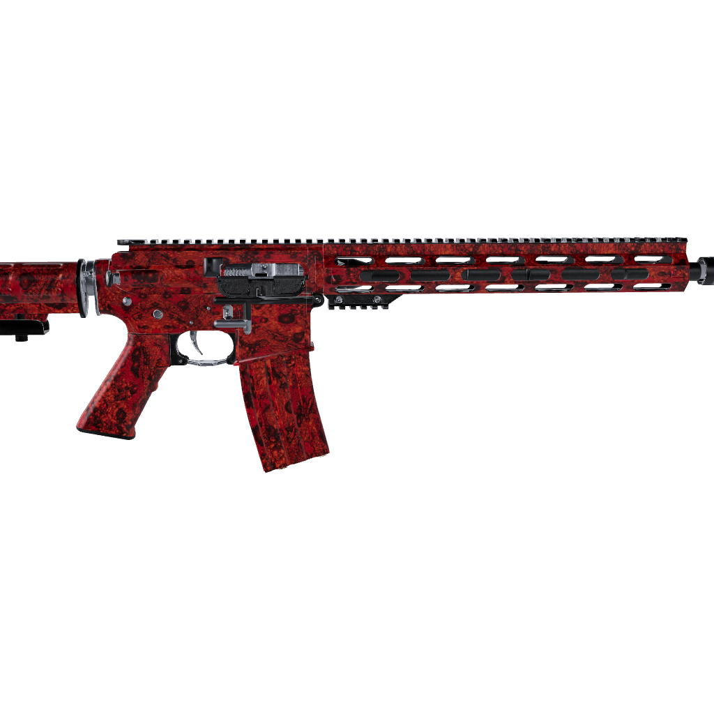 AR 15 Toadaflage Magma Camo Gun Skin Vinyl Wrap