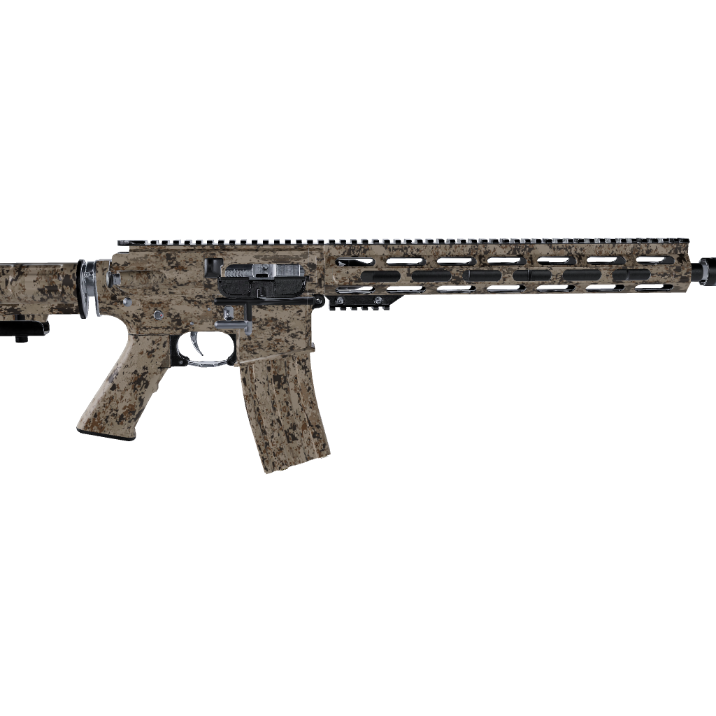 AR 15 Veil Terra A Camo Gun Skin Vinyl Wrap