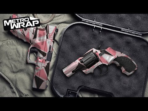 Pistol & Revolver Sharp Militant Copper Camo Gun Skin Vinyl Wrap