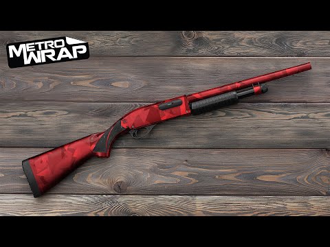 Shotgun Shattered Desert Camo Gun Skin Vinyl Wrap