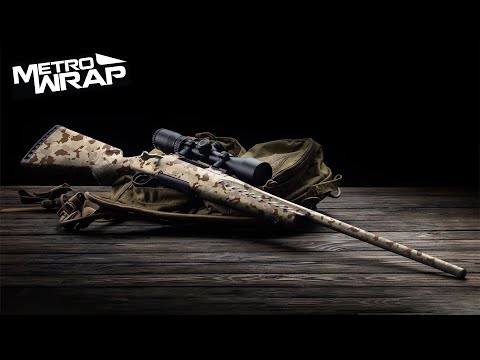 Rifle Cumulus Militant Copper Camo Gun Skin Vinyl Wrap