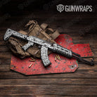 Bandana White Black AK 47 Gun Skin Vinyl Wrap