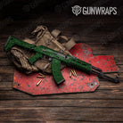 Battle Storm Elite Green Camo AK 47 Gun Skin Vinyl Wrap