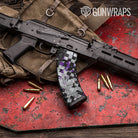 Broken Plaid Purple Camo AK 47 Mag Gun Skin Vinyl Wrap