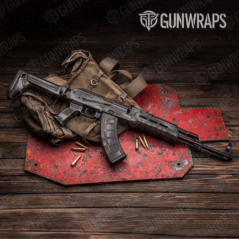 Chrome AK-47 Gun Skin Vinyl Wraps