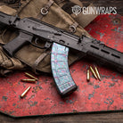 Classic Cotton Candy Camo AK 47 Mag Gun Skin Vinyl Wrap