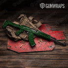 Classic Elite Green Camo AK 47 Gun Skin Vinyl Wrap