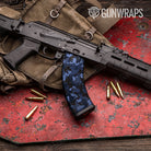 Cumulus Blue Midnight Camo AK 47 Mag Gun Skin Vinyl Wrap