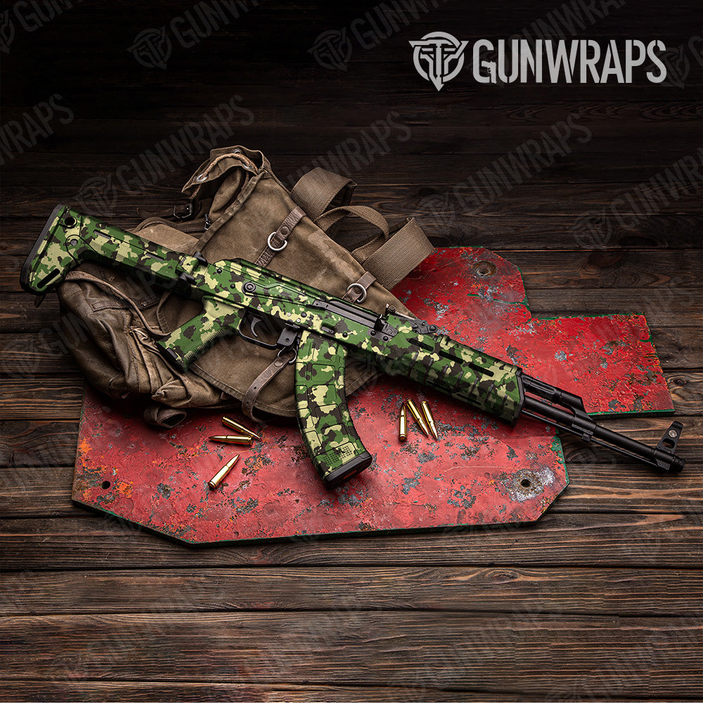 Cumulus Jungle Camo AK 47 Gun Skin Vinyl Wrap